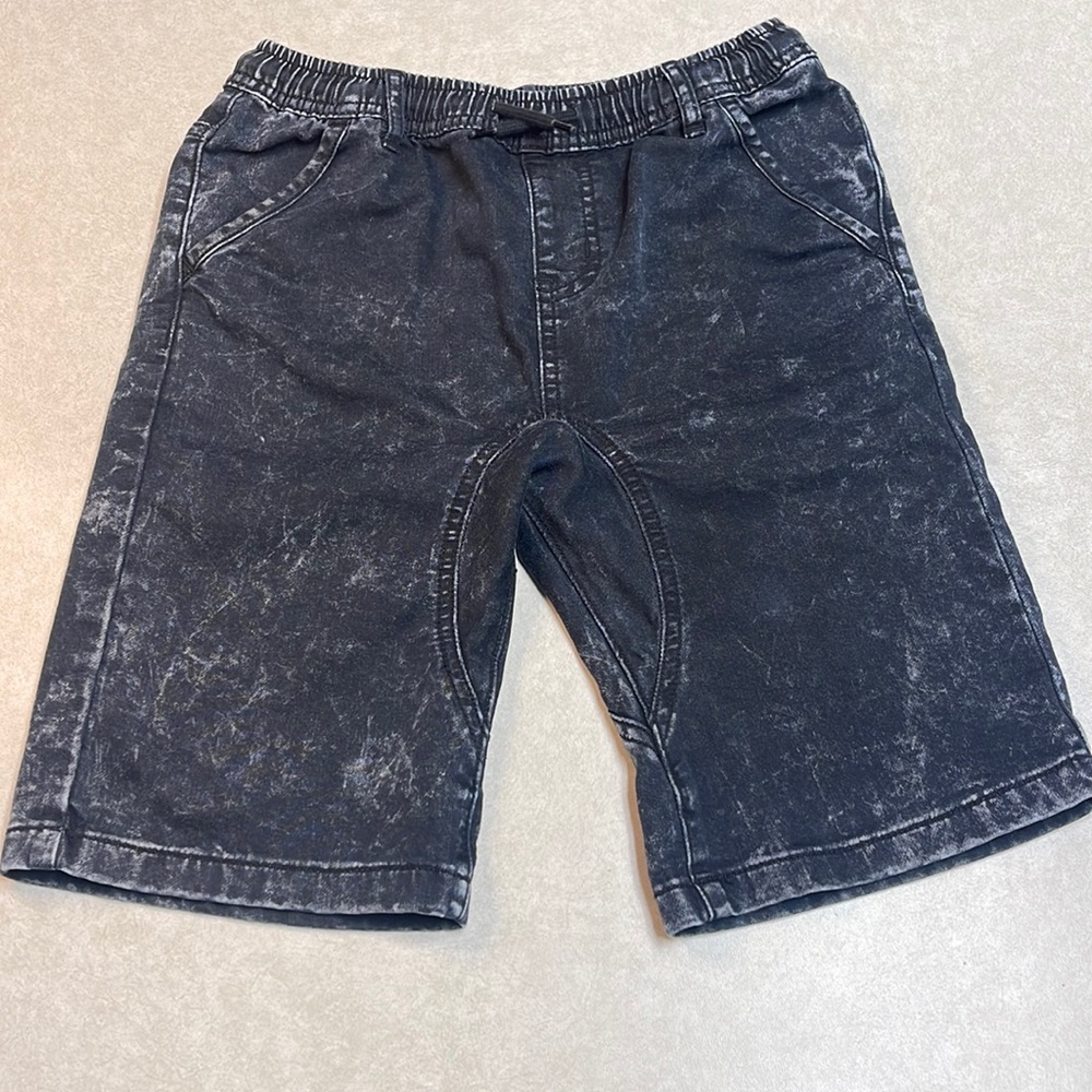 Boy’s Cotton On Black Denim Pull On Shorts Size 10